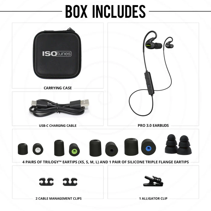 ISOtunes PRO 3.0 Earbuds - Black - Image 2