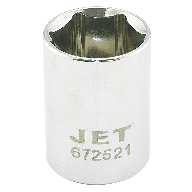 Jet 672523 1/2 Dr X 23mm Regular Chrome Socket - 6 Point