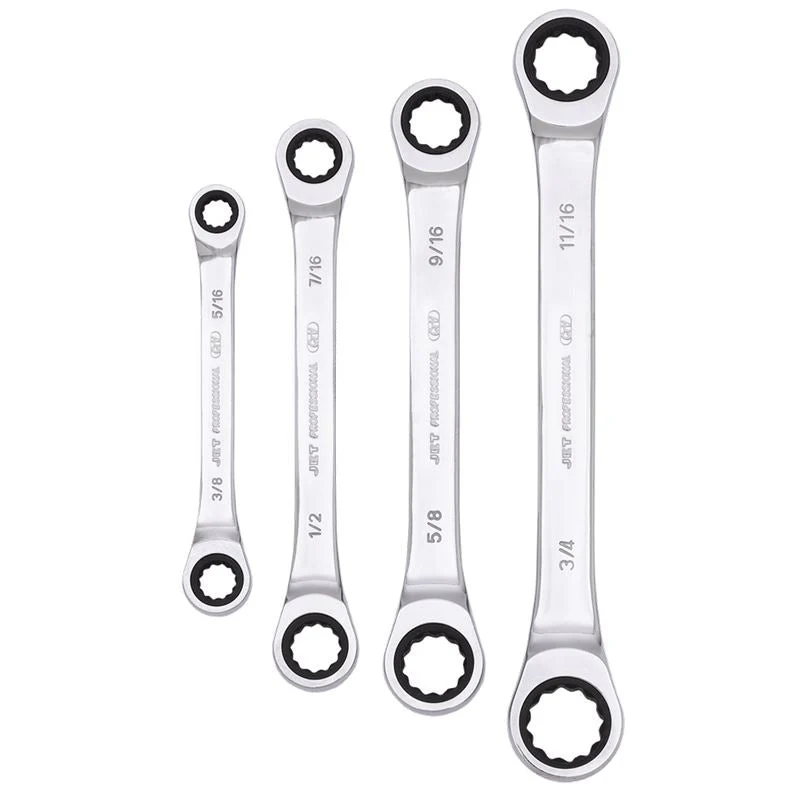 JET Ratcheting Double Box Wrench Set - SAE - 4 pc - Image 2