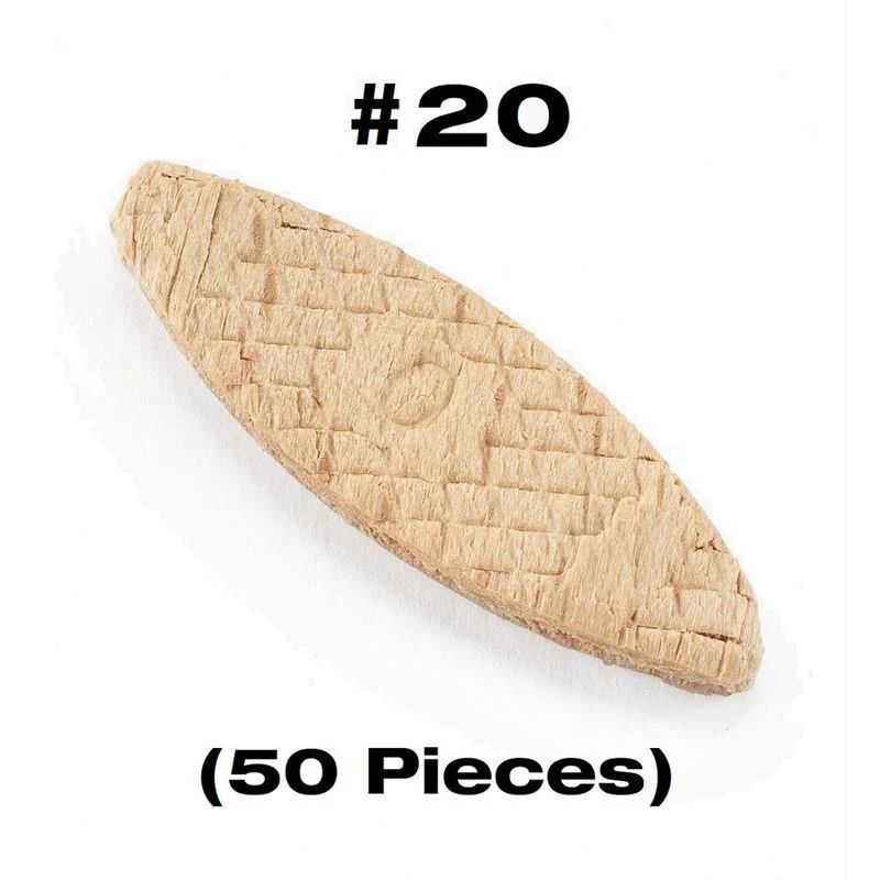 JJS Compressed Hardwood Biscuits for Wood Joining #20 - Image 3