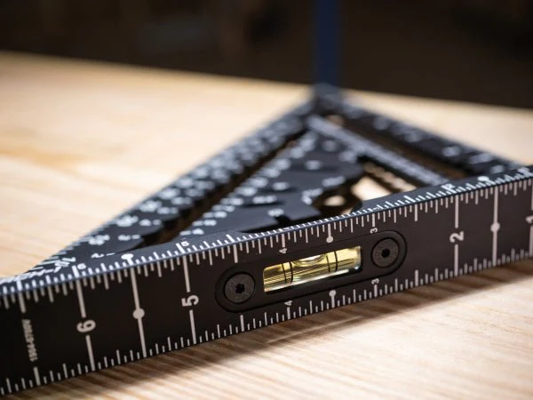 JOHNSON 7-1/4" Johnny Square® MACH-1™ Smart Mark™ Rafter Square with Level Vial - Image 11