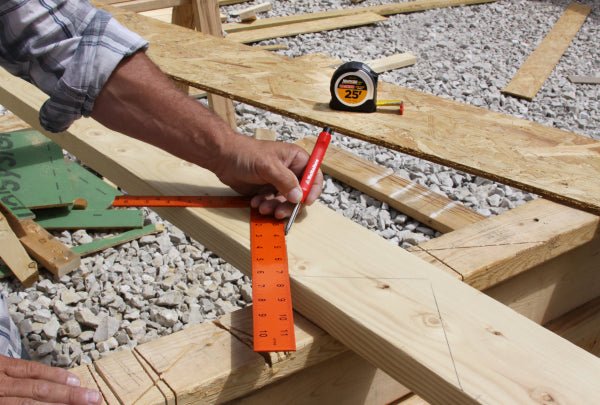 JOHNSON CS10-0 8" x 12" Easy-Read™ Steel Carpenter Square - Image 3
