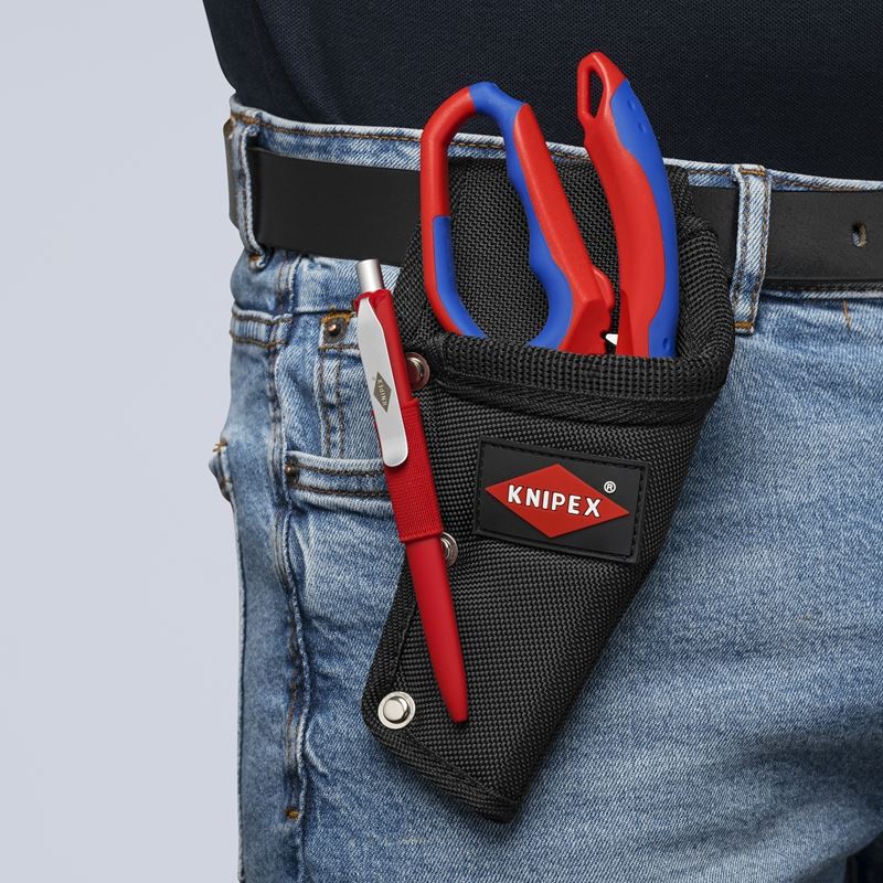 KNIPEX 00 19 75 LE 8-1/2in Multi-purpose Belt Pouch, Empty - Image 7