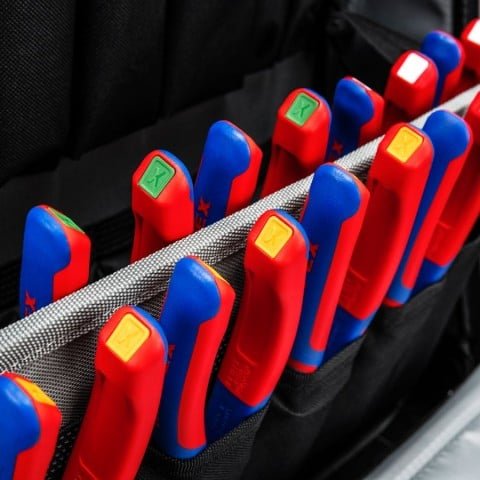 KNIPEX 00 61 10 02 SBA 10 Pc KNIPEXTEND ColorCoded Clips (Green, Dark Gray, Orange, White, Violet) - Image 6
