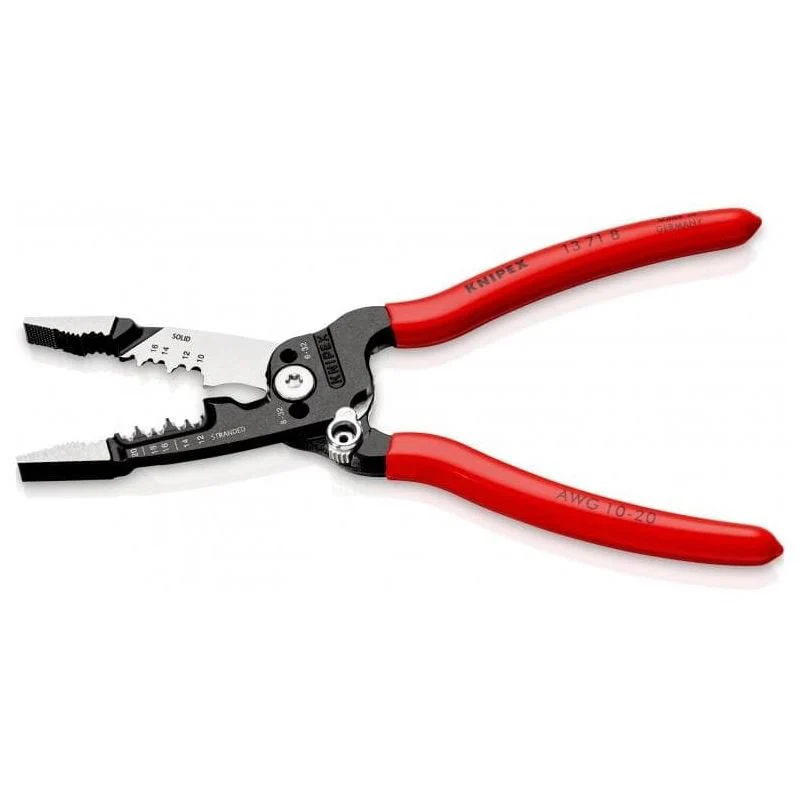 KNIPEX 13 71 8 SBA WireStripper Multifunction Electrician Pliers American style - Image 2