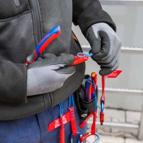 KNIPEX 26 12 200 SBA 8" Long Nose Pliers with Cutter - Image 7