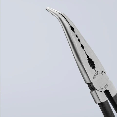 KNIPEX 28 81 280 SBA 11" Extra Long Needle-Nose 45° Angled Pliers - Image 3