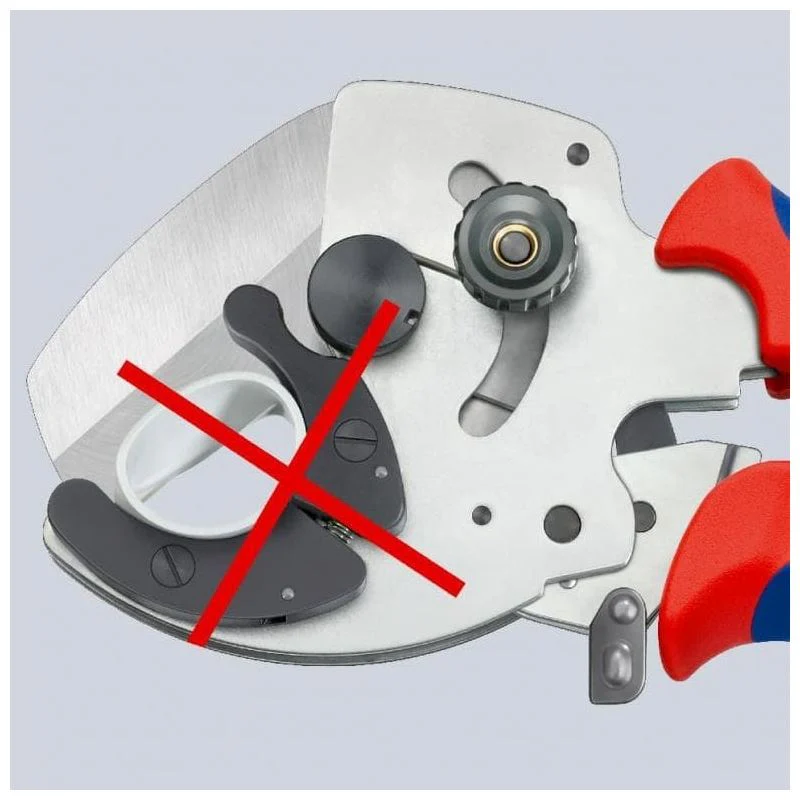 Knipex 90 25 40 Pipe Cutter For composite and Plastic Pipes - Image 4
