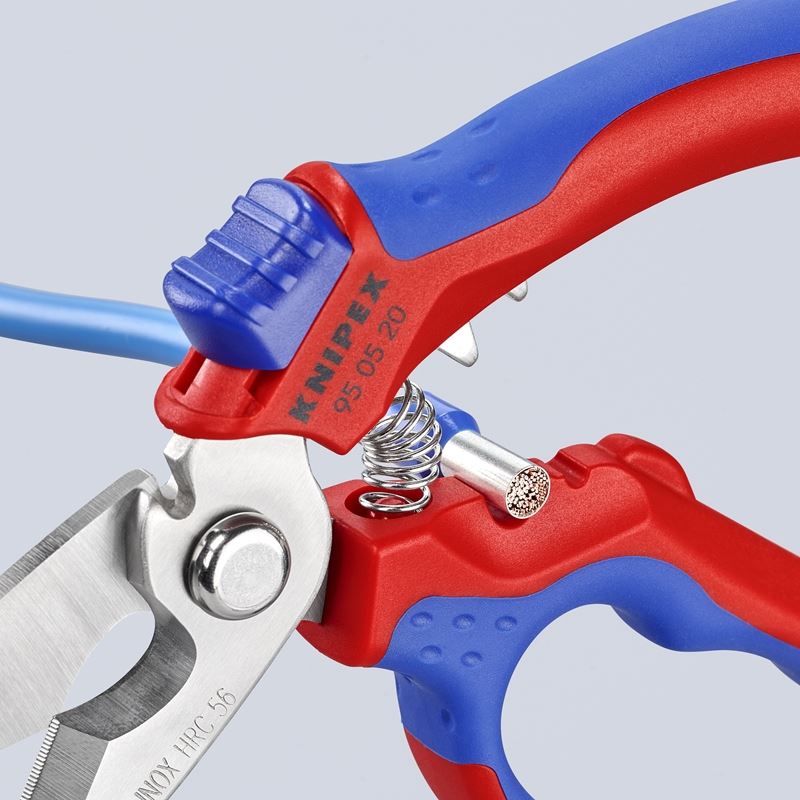 KNIPEX 95 05 20 US 6- 1/4in Angled Electricians' Shears - Image 10
