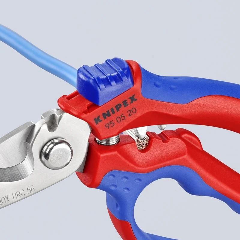 KNIPEX 95 05 20 US 6- 1/4in Angled Electricians' Shears - Image 11