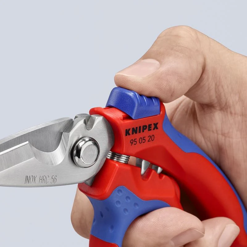 KNIPEX 95 05 20 US 6- 1/4in Angled Electricians' Shears - Image 12