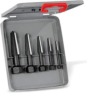 KNIPEX 9R 471 904 3 Screw Extractor Double-Edged Set 5 Parts (Size 1-5 In Plastic Tube)