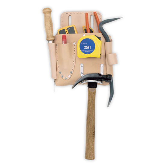 KUNY'S DW1017 7-Pocket Leather Drywall Tool Pouch
