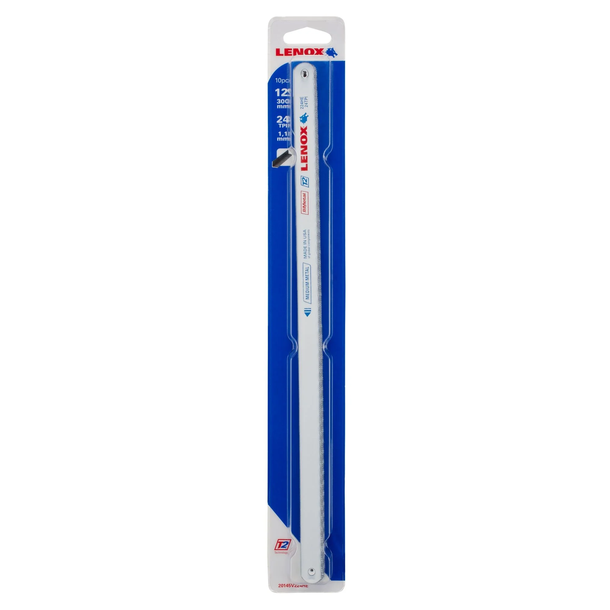 LENOX 12" Hacksaw Blades - 10 Pack