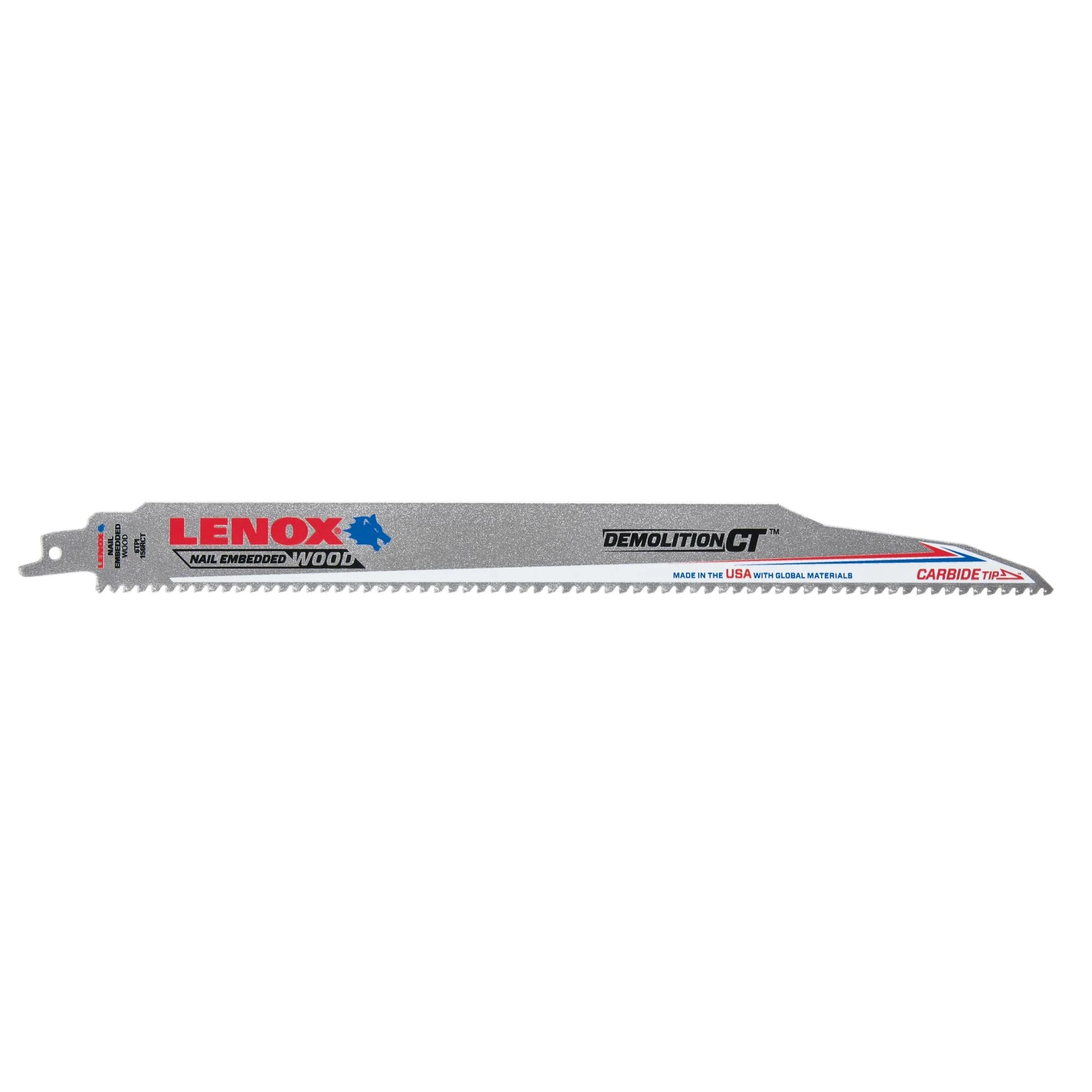 LENOX 1832146 Demolition CT™ 12" Reciprocating Saw Blades 6TPI 1/PK - Image 2