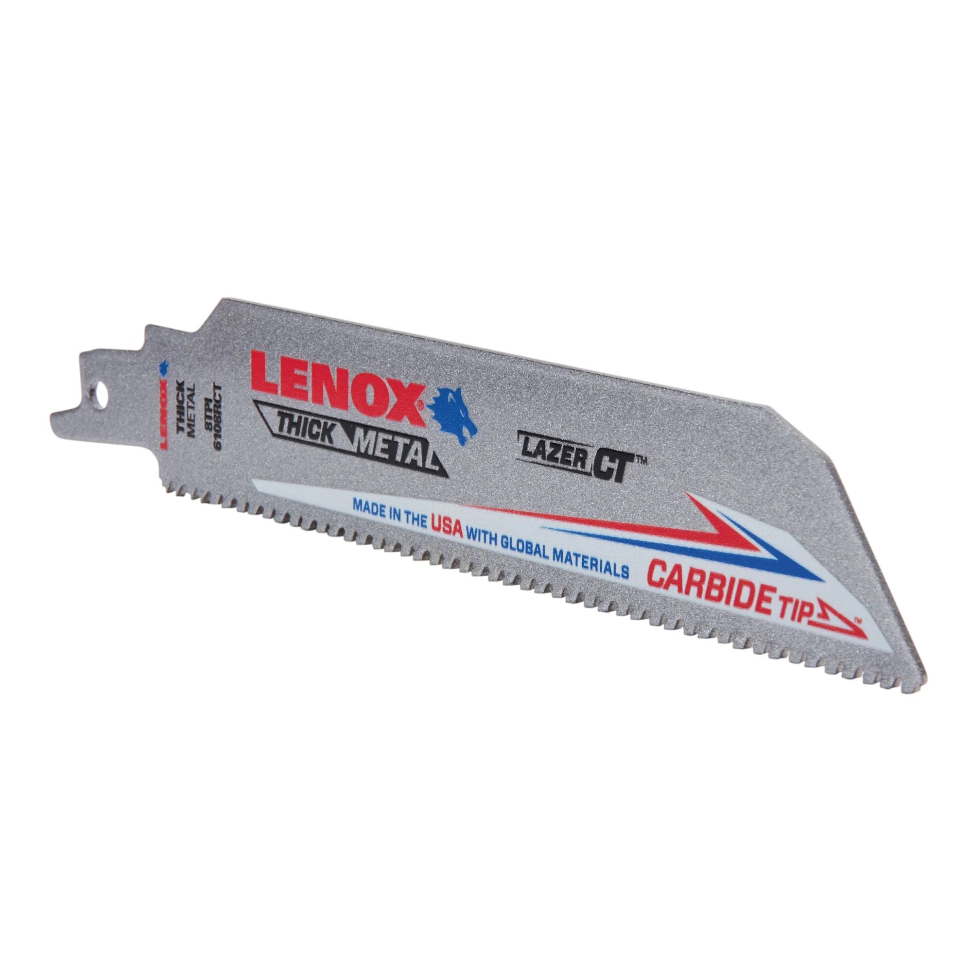 LENOX 2014220 Lazer CT™ Carbide Tipped 6" Reciprocating Saw Blades 8TPI 1/PK - Image 3