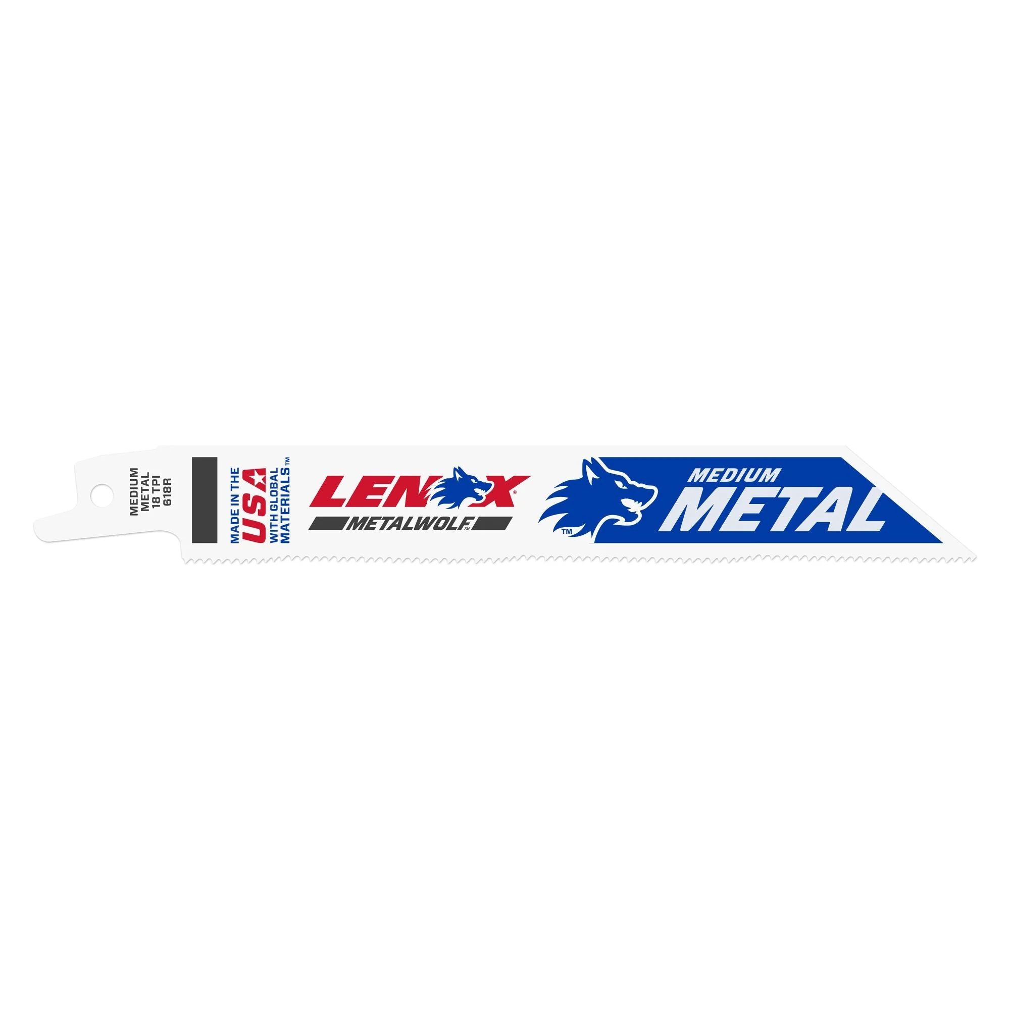LENOX 20566618R METALWOLF™ WAVE EDGE™ 6" Reciprocating Saw Blades 18 TPI - 5/PK - Image 2