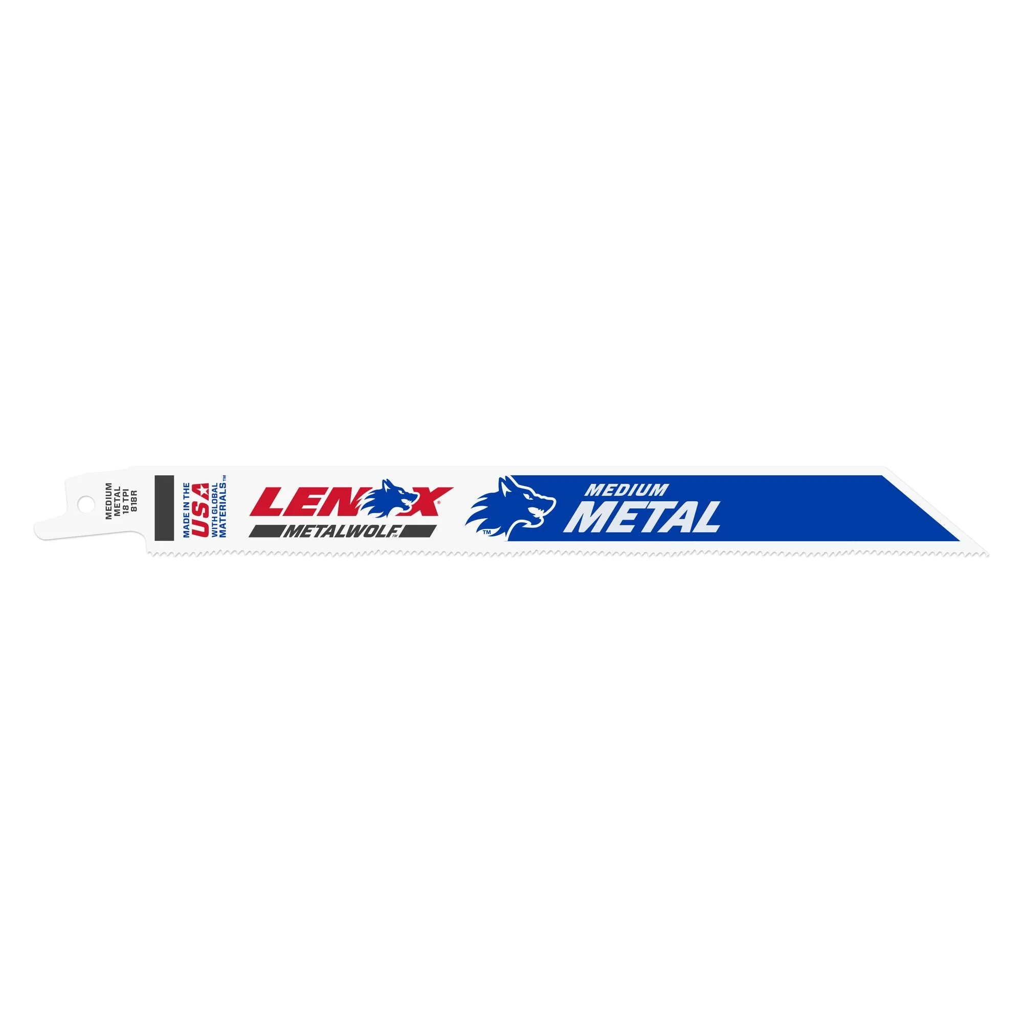 LENOX 20578818R METALWOLF™ WAVE EDGE™ 8" Reciprocating Saw Blades 18 TPI - 5/PK - Image 2