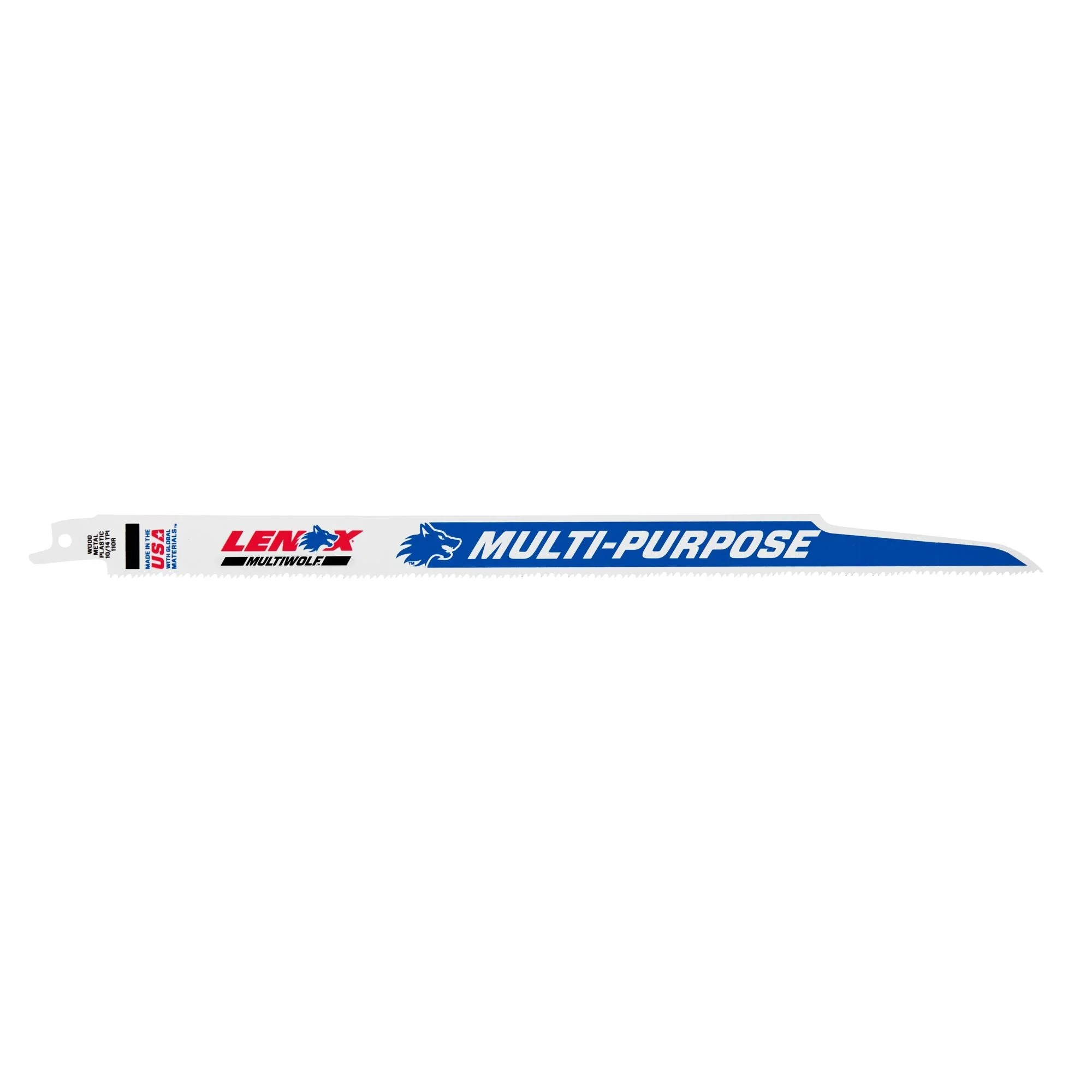 LENOX 20583110R MULTIWOLF™ WAVE EDGE™ 12" Reciprocating Saw Blades 10/14 TPI - 5/PK - Image 4