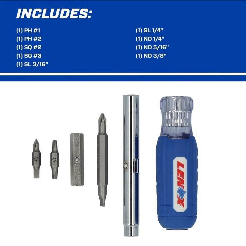 LENOX LXHT68000 9-IN-1 Multi-Bit Screwdriver - Image 6