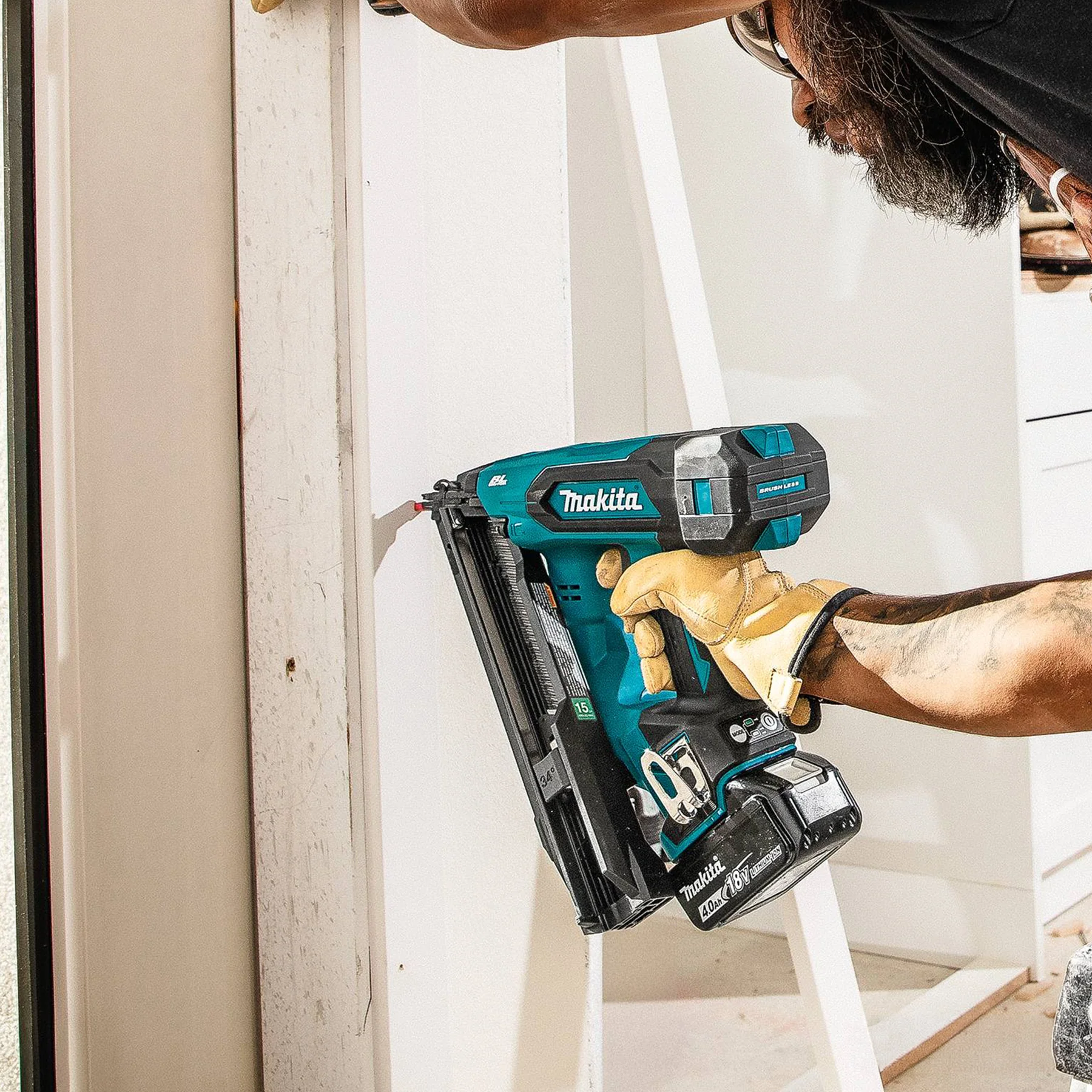 Makita DBN620Z 18V LXT Brushless 2-1/2" 15 ga Finish Nailer, 34°, Tool Only - Image 11