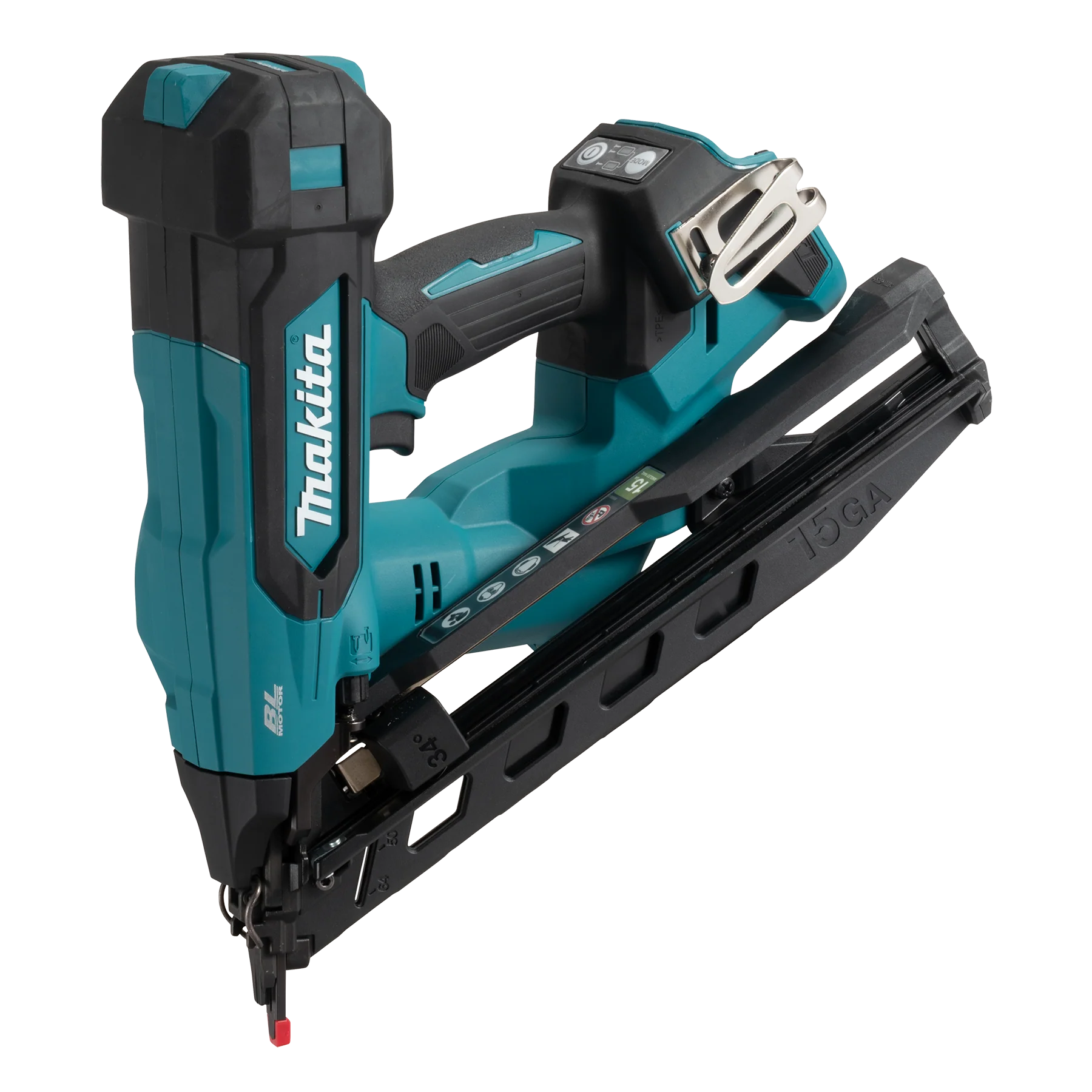 Makita DBN620Z 18V LXT Brushless 2-1/2" 15 ga Finish Nailer, 34°, Tool Only - Image 13