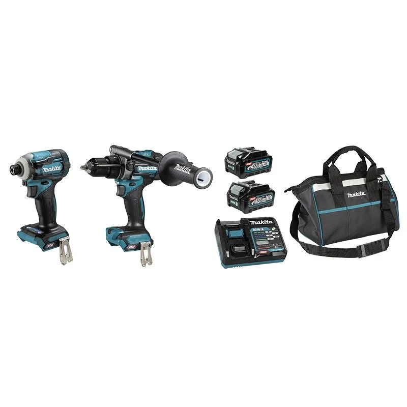 Makita DK0114G210 40V max XGT Brushless Cordless 2 Tool Combo Kit (2.5 & 4.0 Ah) - Image 4
