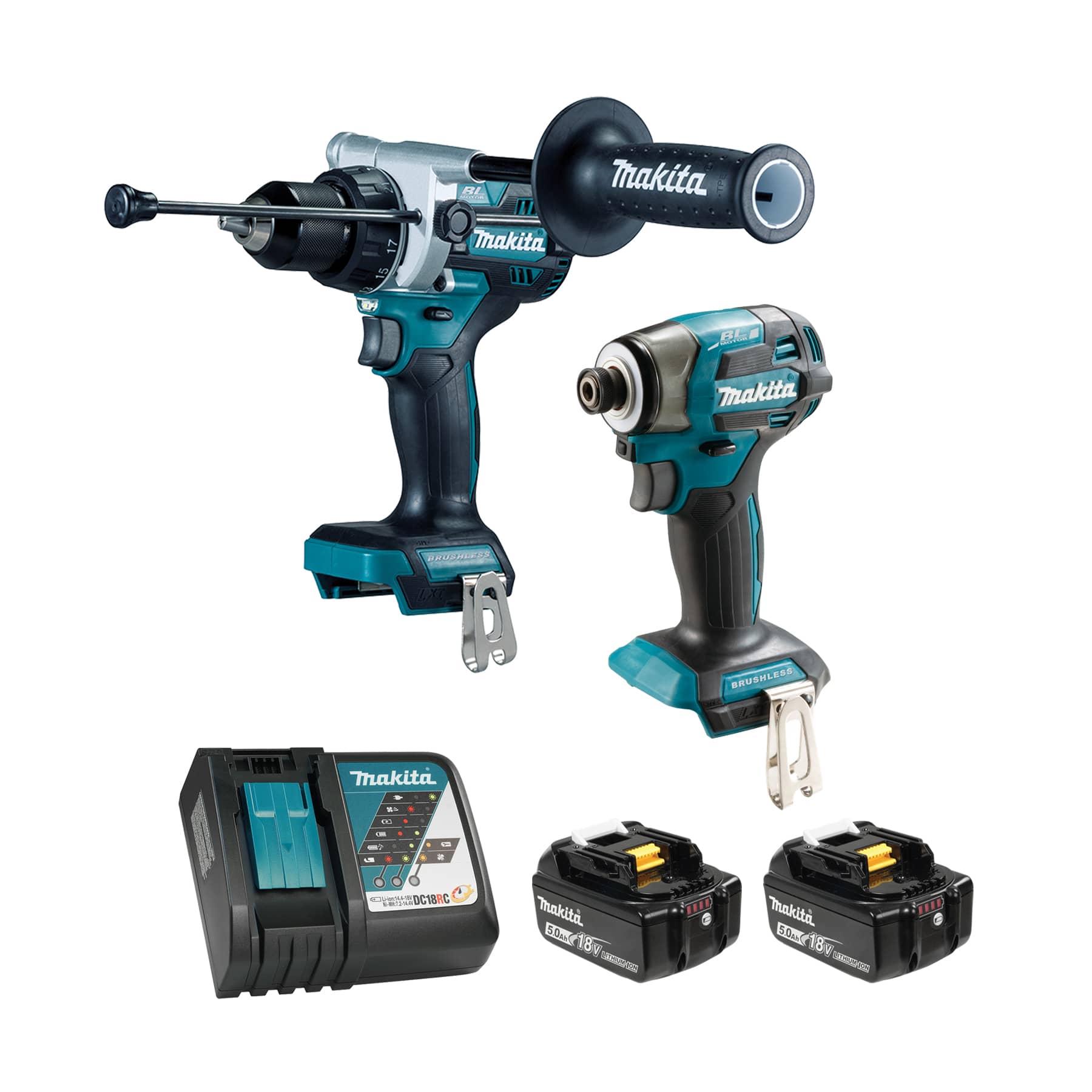 Makita DLX2516TX1 18V Brushless 2 Tool Combo Kit