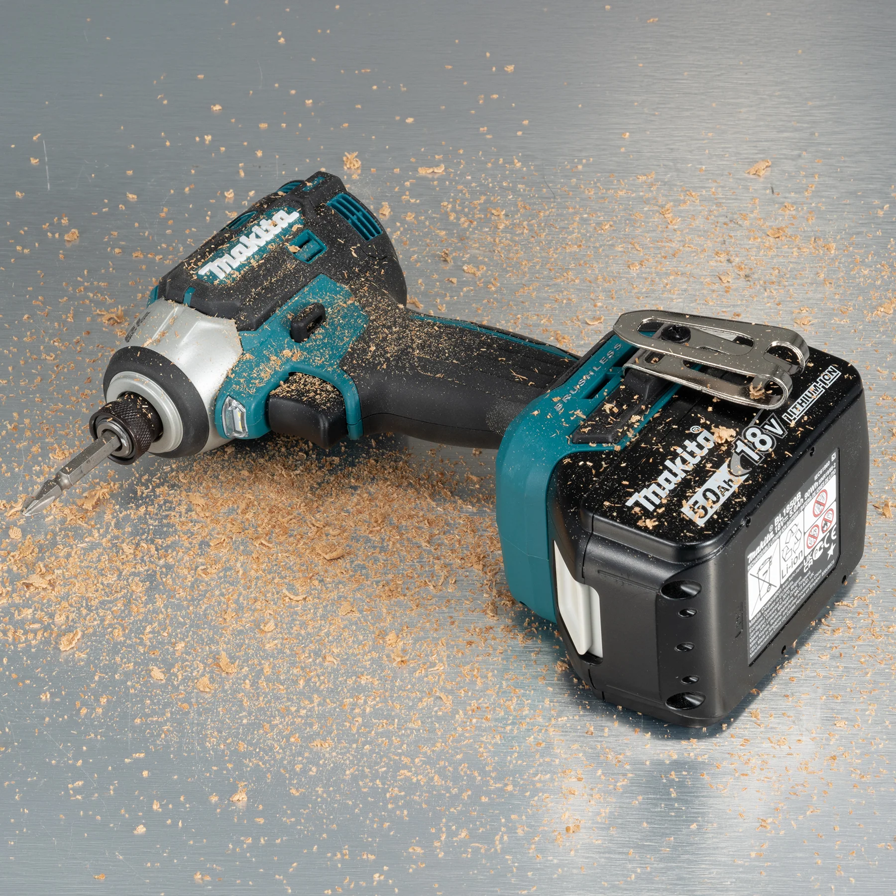Makita DTD201Z 18V LXT Brushless 1/4" Impact Driver, Tool Only - Image 11