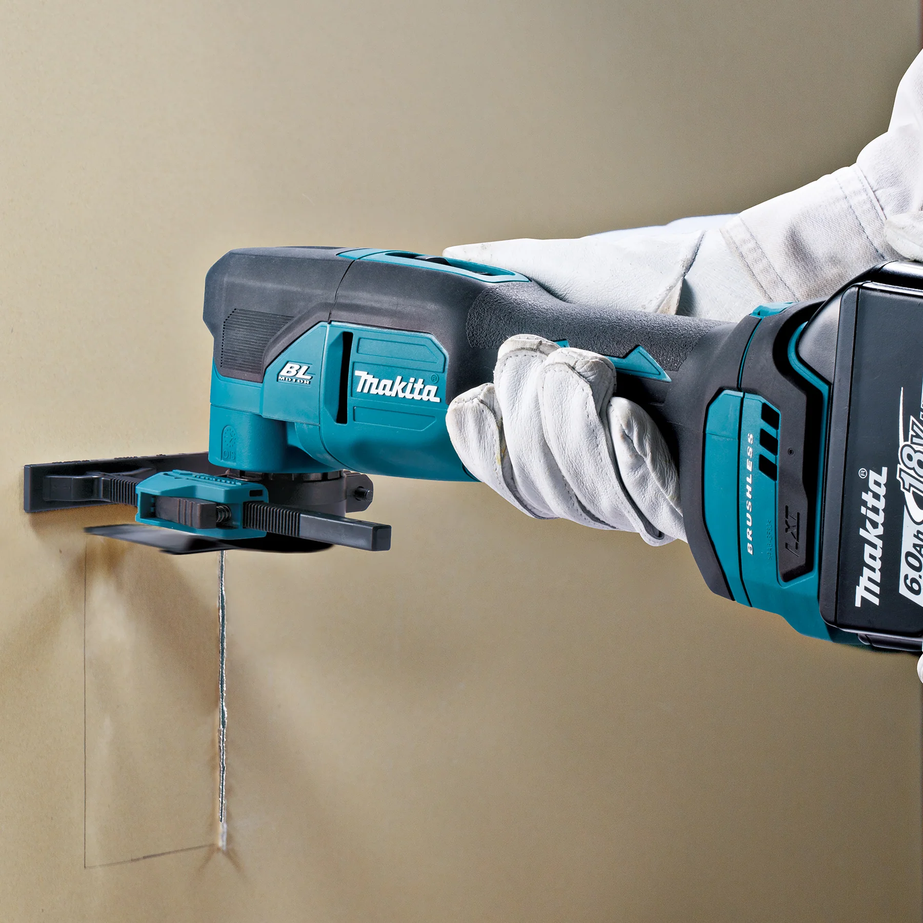 Makita DTM53ZX1 18V LXT Brushless Tool-less Multi Tool w/Accessory Kit, Tool Only - Image 7