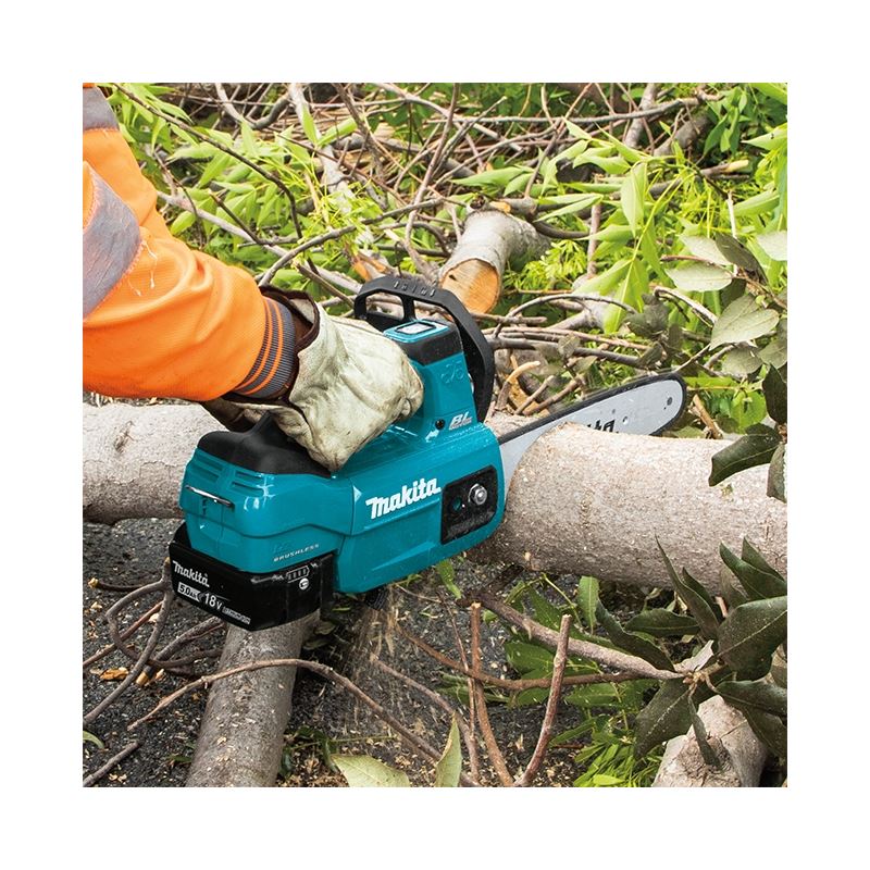 Makita DUC254RT 18V LXT Brushless 10in Top Handle Chainsaw Kit - Image 2