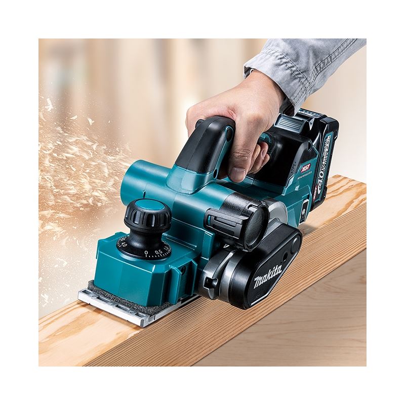 Makita KP001GZ 40V max XGT Brushless Cordless 3-1/4in Planer w/ AWS and XPT (Tool Only) - Image 2