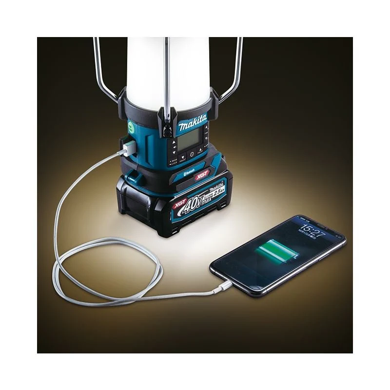 Makita MR010G 40V max XGT Cordless Lantern Radio w/Bluetooth, XPT and Flashlight (Tool Only) - Image 4