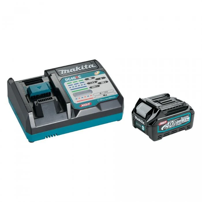 Makita T-05929 40Vmax XGT Fast Charger Starter Kit, 2.5Ah x1 - Image 2