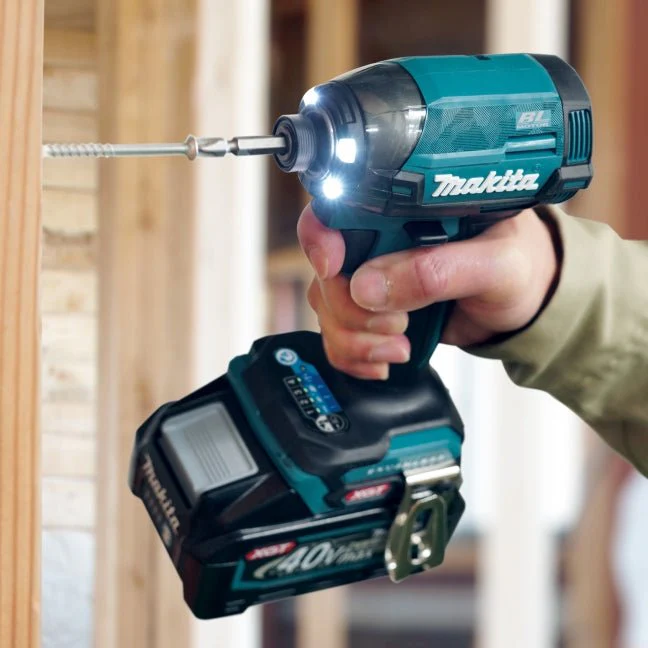 Makita TD002GZ01 40Vmax XGT Brushless 1/4" Impact Driver, Tool Only - Image 2