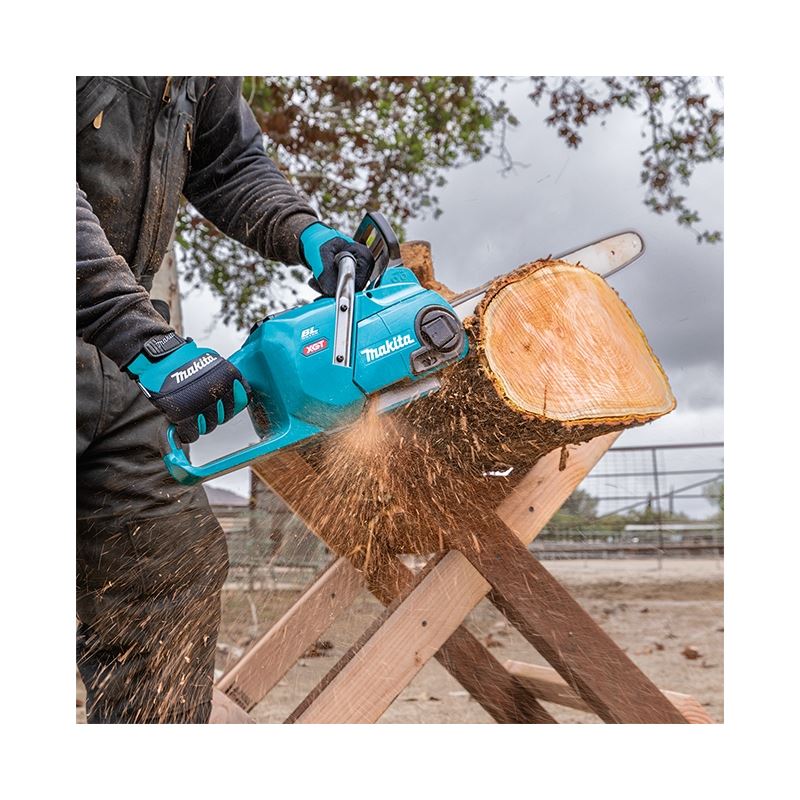 Makita UC016GT101 40V max XGT Brushless Cordless 16in Rear Handle Chainsaw w / Wet Guard (5.0Ah Kit) - Image 3