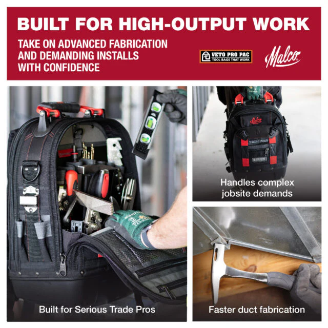 Malco®  Ultimate HVAC Pro Kit with Veto® TECH PAC Backpack - Image 6