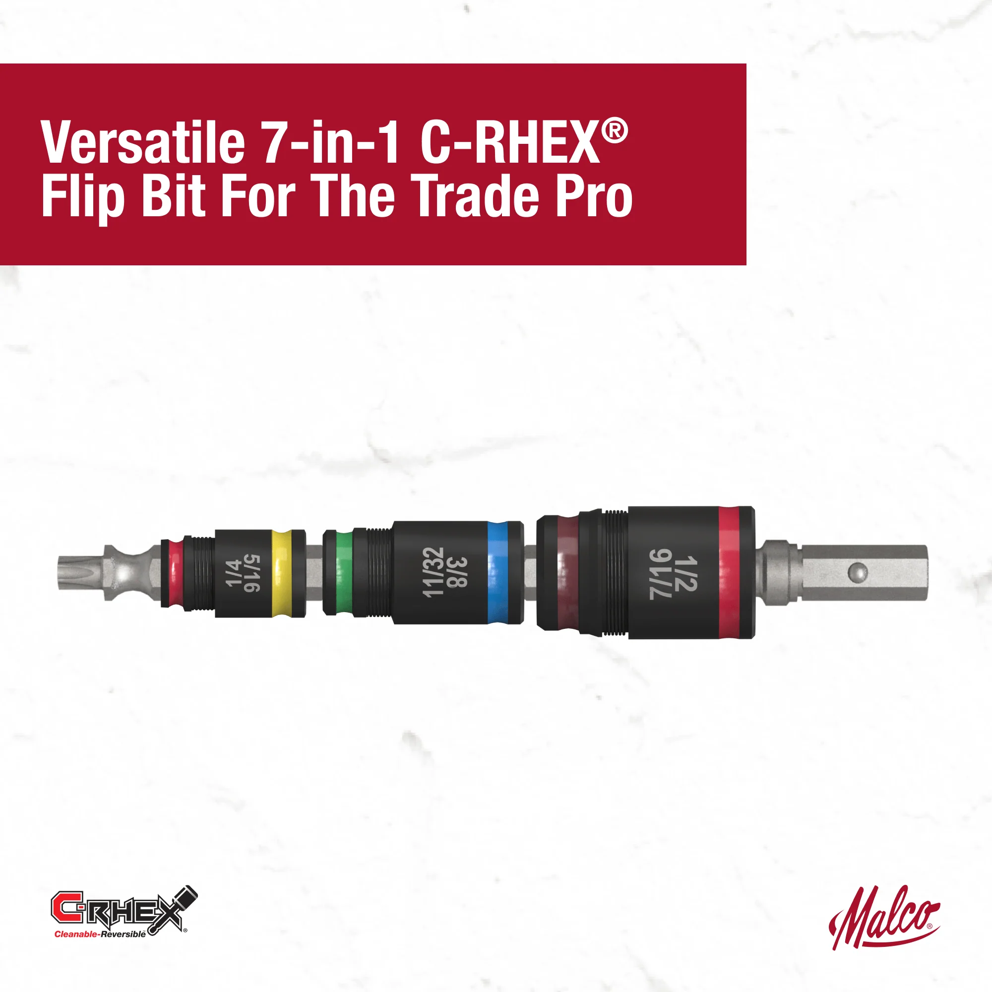 MALCO 7-in-1 C-RHEX® Flip Bit Torx 25 Model - Image 5