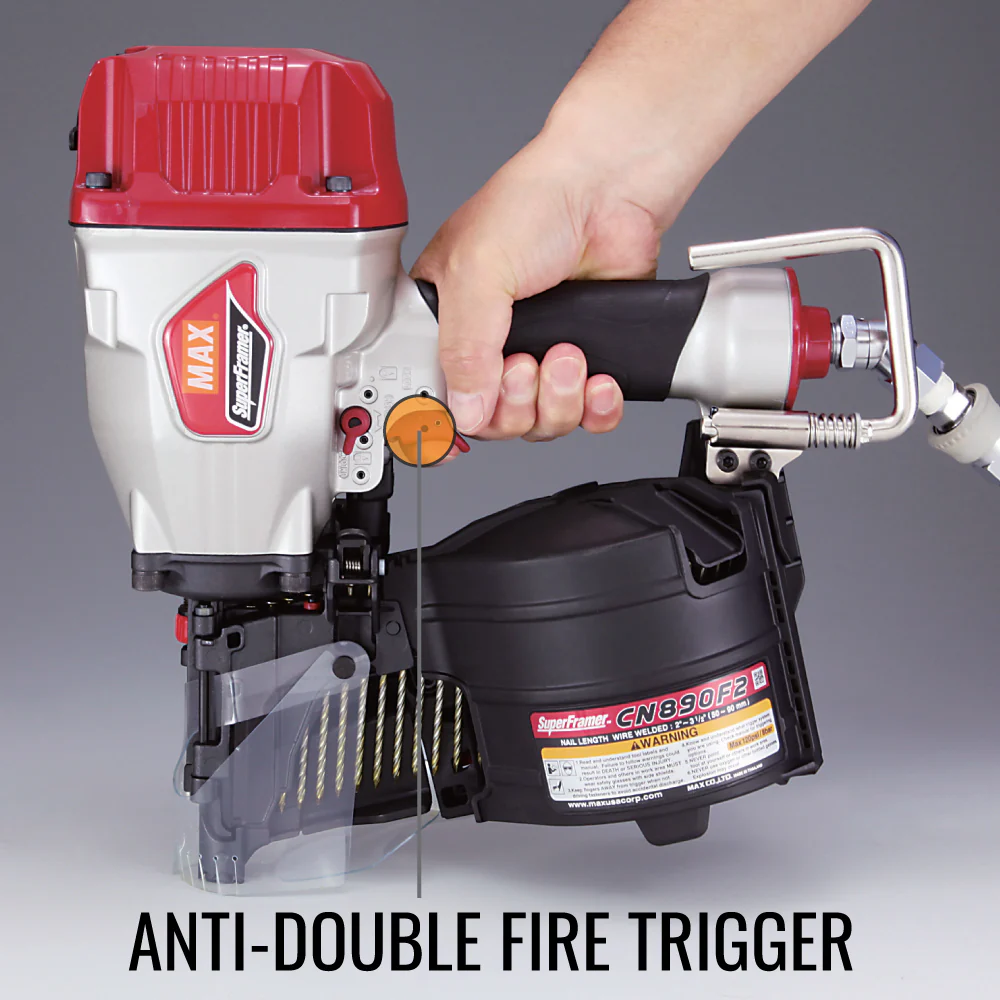 MAX CN890F3 Framing Coil Nailer up to 3-1/2" - Image 2