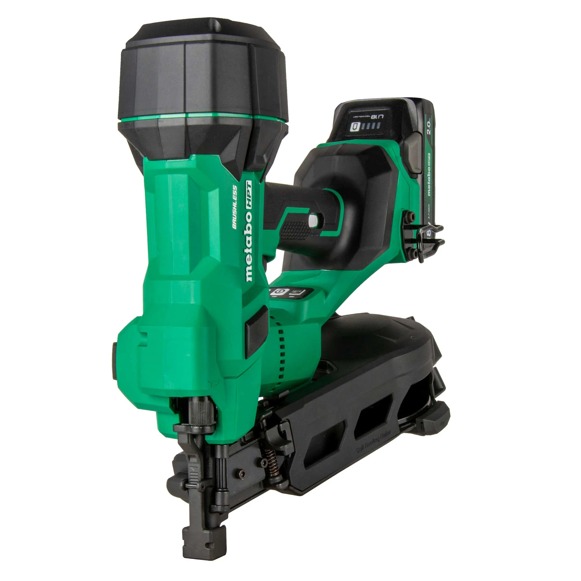 metabo HPT 18V MultiVolt™ Brushless 1-3/4" Coil Roofing Nailer Kit - Image 3