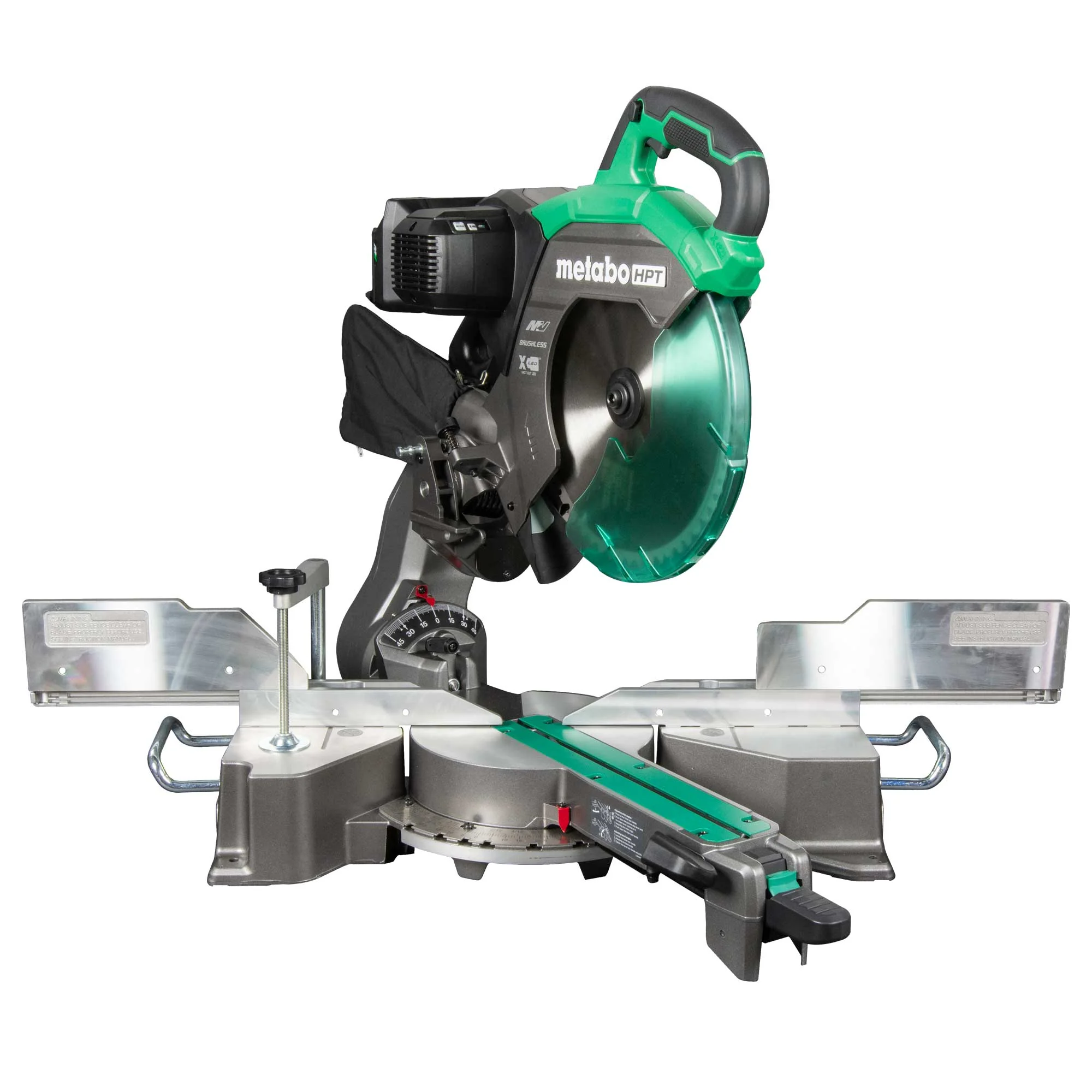 metabo HPT C3612DRAQ4M 36V MultiVolt™ 12" Dual Bevel Sliding Miter Saw w/ Torque Boost Technology (Tool Body Only) - Image 7