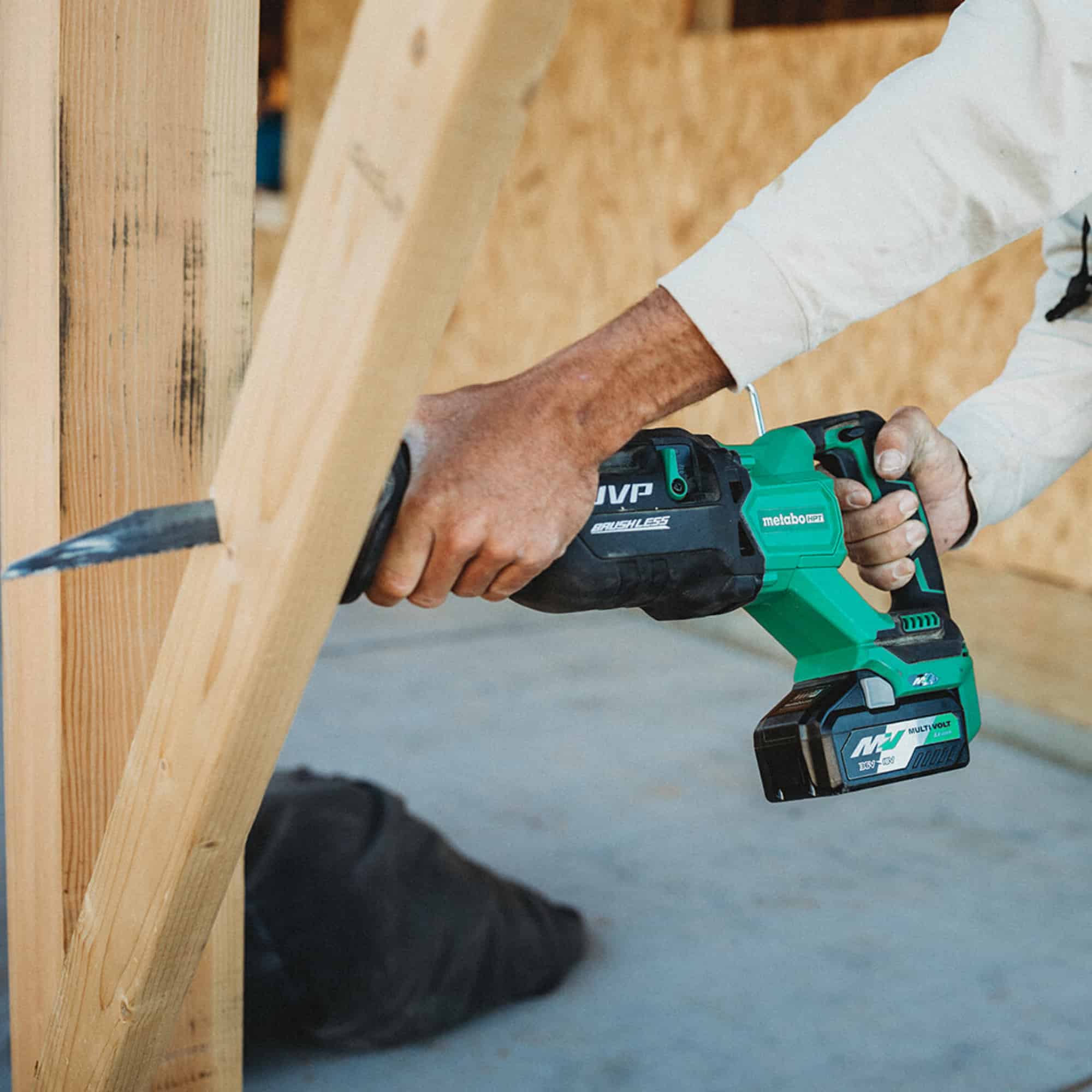 metabo HPT CR36DAQ4M 36V MultiVolt Cordless Reciprocating Saw (Tool Body Only) - Image 4