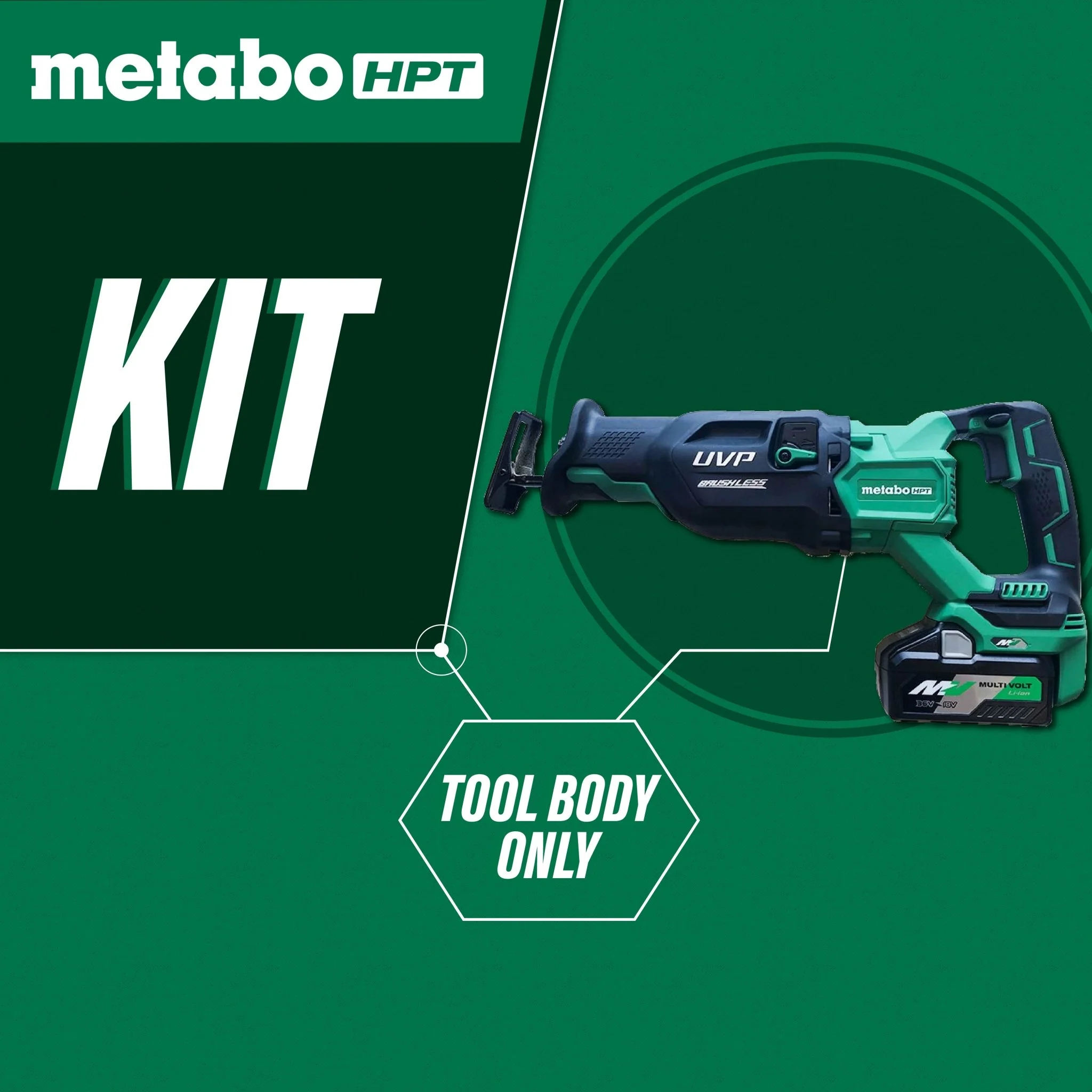 metabo HPT CR36DAQ4M 36V MultiVolt Cordless Reciprocating Saw (Tool Body Only) - Image 7
