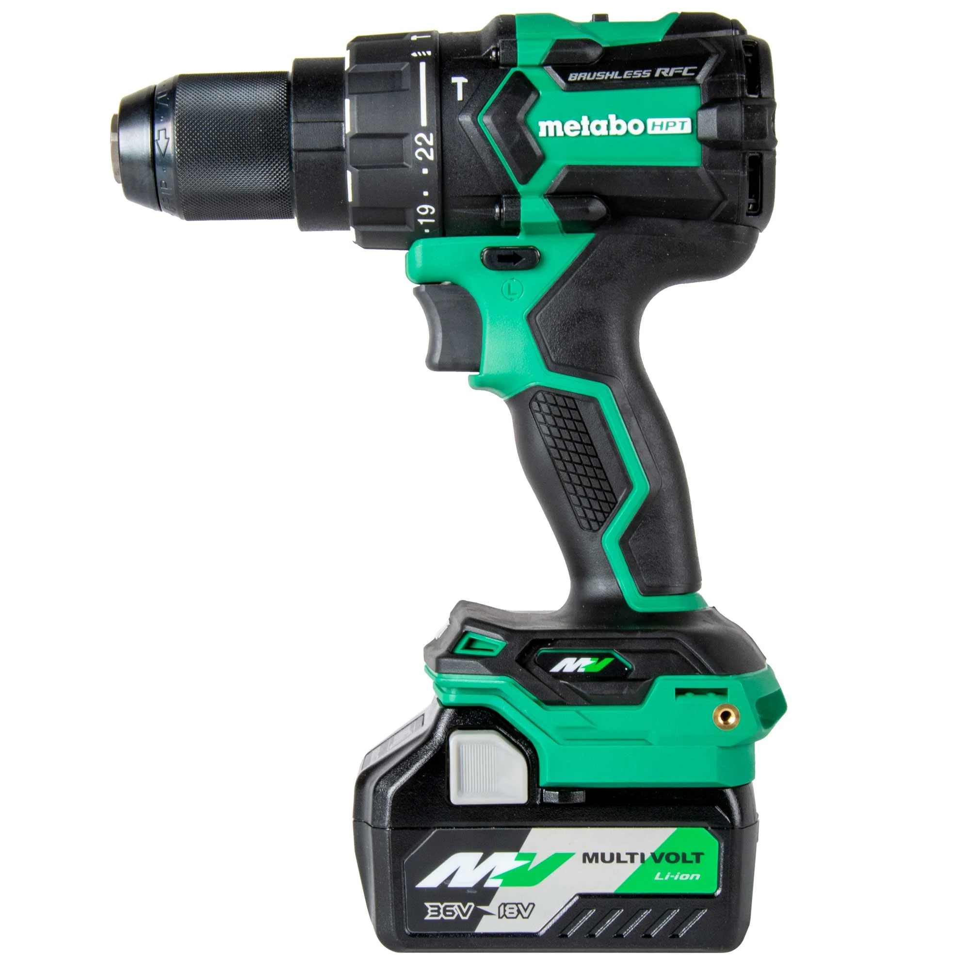 metabo HPT DV36DCM 36V MULTIVOLT™ CORDLESS BRUSHLESS 1/2" HAMMER DRILL KIT - Image 3