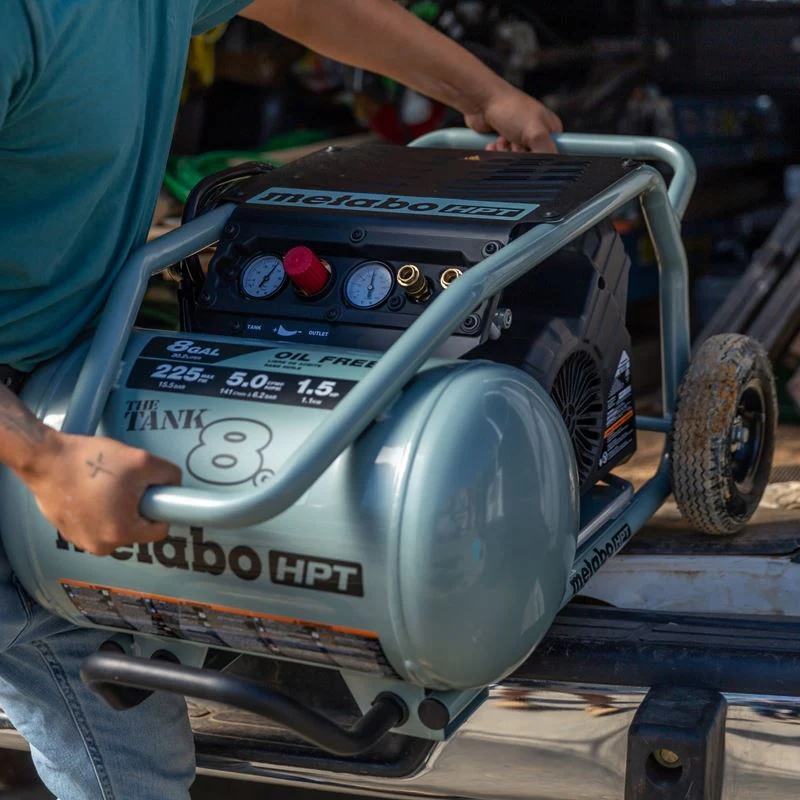 metabo HPT EC1315SM The TANK 8-Gal Trolley Air Compressor - Image 9