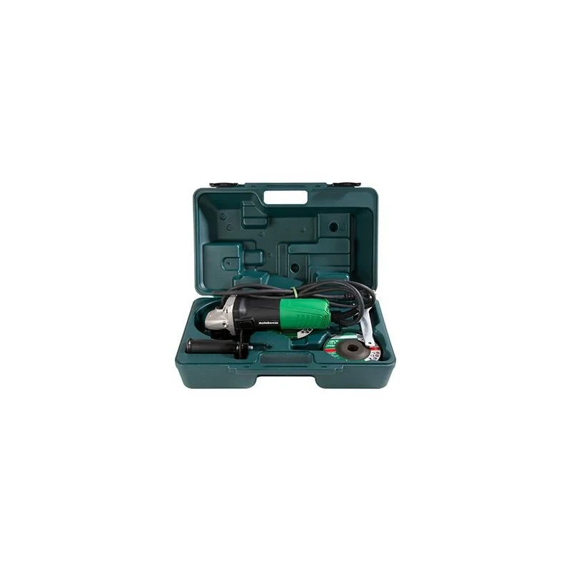 metabo HPT G12SR4M 4-1/2 Inch 6.2 Amp Slide Switch Angle Grinder Kit w/ 5 Abrasive Wheels - Image 4