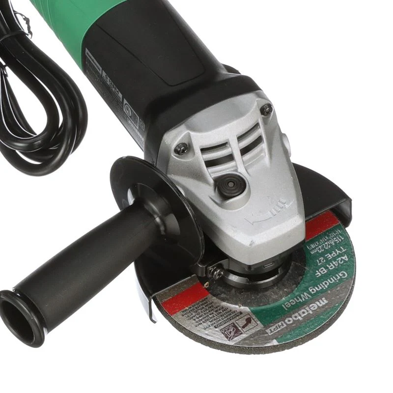 metabo HPT G12SR4M 4-1/2 Inch 6.2 Amp Slide Switch Angle Grinder Kit w/ 5 Abrasive Wheels - Image 7