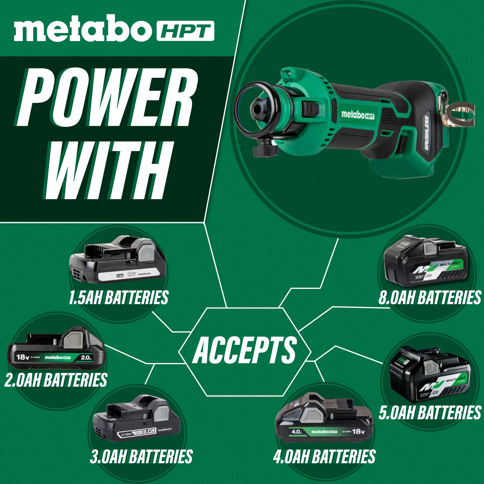 metabo HPT M18DYAQ4M 18V MULTIVOLT™ CORDLESS DRYWALL CUT OUT TOOL - Image 10