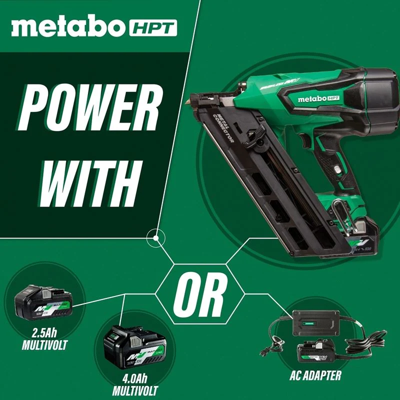 metabo HPT NR3665DA 36V Cordless Metal Connector Nailer - Image 6