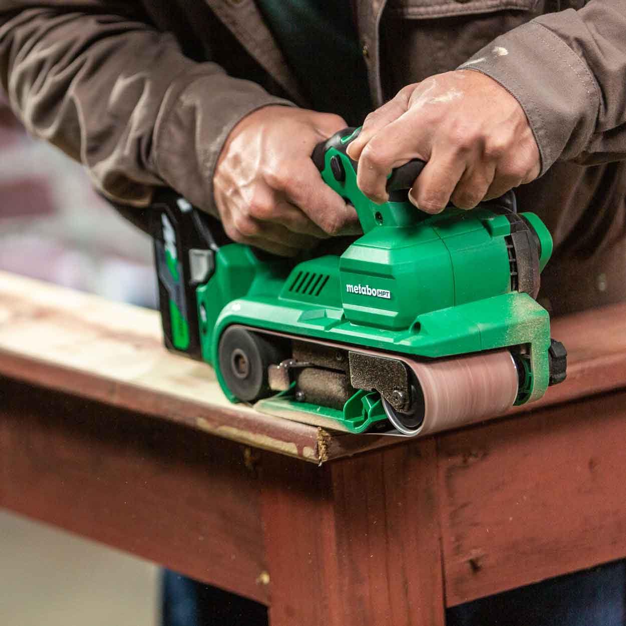 metabo HPT SB3608DAQ4M 36V MultiVolt™ Cordless Brushless 3" x 21" Belt Sander (Tool Body Only) - Image 4